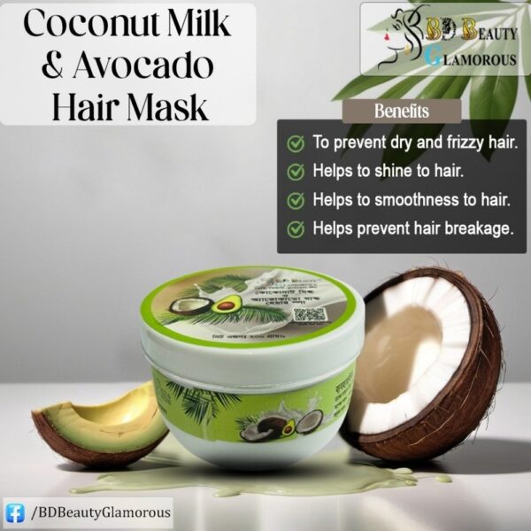 Coconut Milk & Avocado Mask Hair Spa