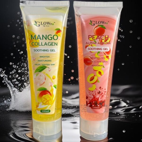 Peach Alpha Arbutin & Mango Collagen Soothing Gel Combo Pack
