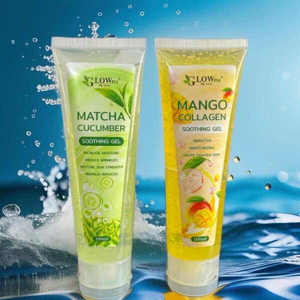 Matcha Cucumber & Mango Collagen Soothing Gel Combo Pack