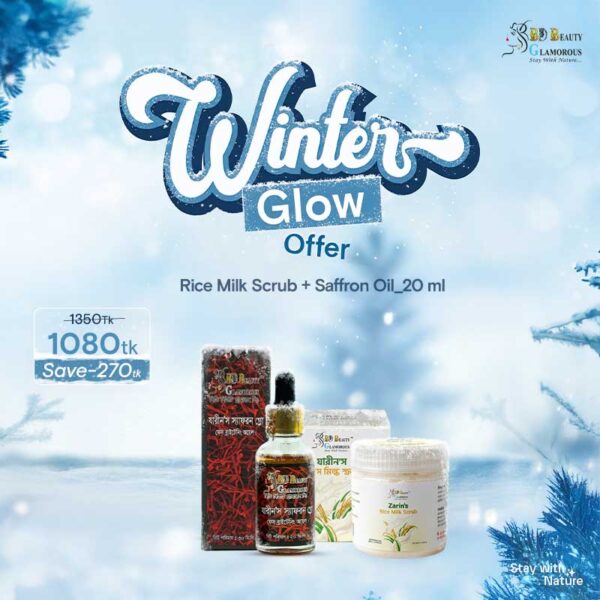 Rice Milk Scrub + Saffron Glow Oil 20 ML