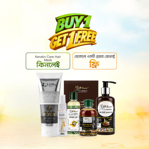 BUY 1 KERATIN HAIR MASK GET ANY 1 HAIR CARE FREE
