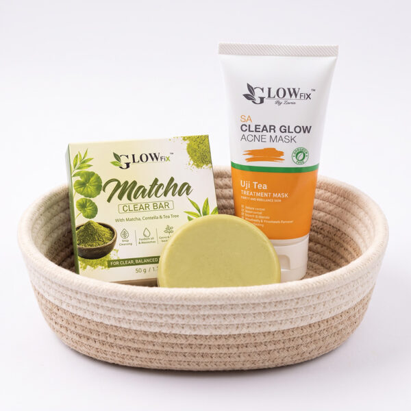 ACNE CARE COMBO (MATCHA CLEAR BAR+SA CLEAR GLOW ACNE MASK )-999TK